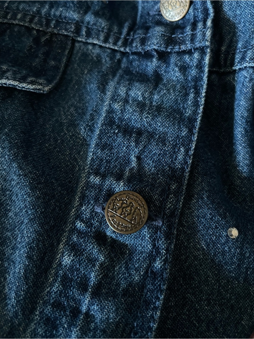 The Quacker Factory Denim Jacket with Embroidered Beaded Horses - Picture 9 of 10